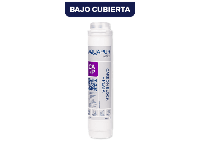 Repuesto Carbón Block + Plata Bajo Cubierta